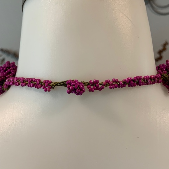 Unique Grapevine Beaded Necklace - Picture 3 of 3